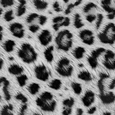 Seamless leopard animal fur fur leather textured faux fur