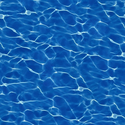 Seamless blue swimming pool water ripple surface pool texture