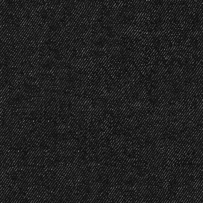 Seamless Black Denim Cloth Fabric Sand Release Coarse Cotton Burlap Knitted Fabric