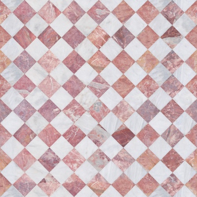 Pink marble stone mosaic tile seamless 4k