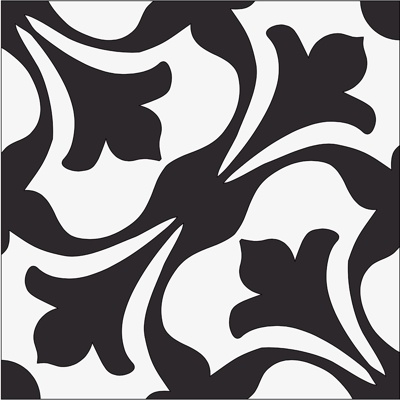 Black and White Modern Simple Tiles