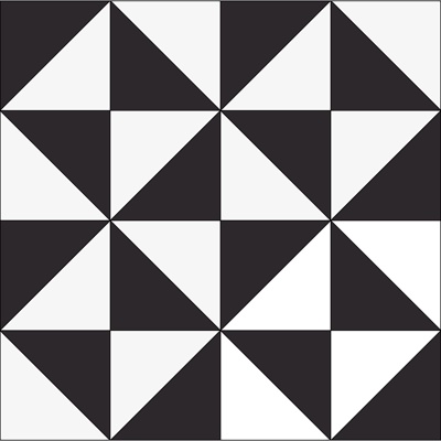 Black and White Modern Simple Tiles