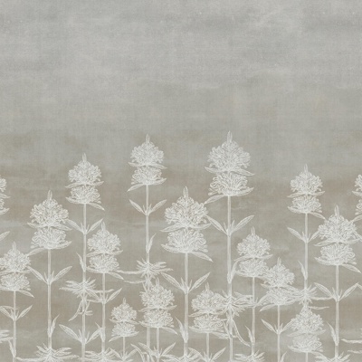 Grey Cafe Plant Wallpaper