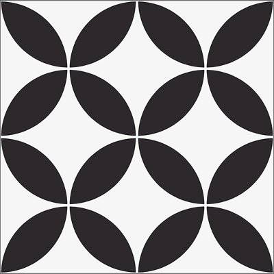 Black and White Modern Simple Tiles