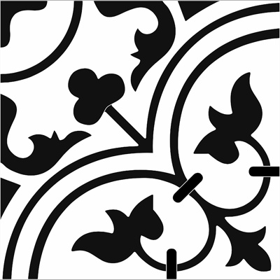 Black and White Modern Simple Tiles