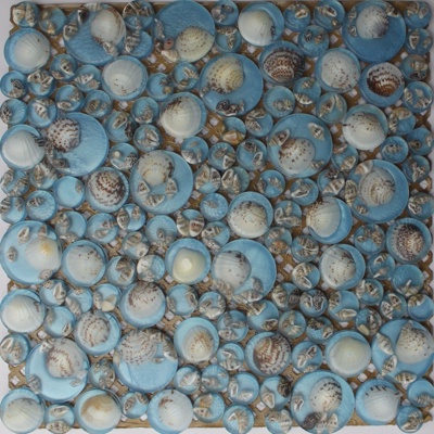 Blue Shell Mosaic Tile