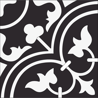 Black and White Modern Simple Tiles