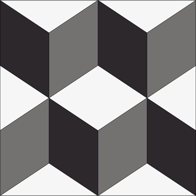 Black and White Modern Simple Tiles