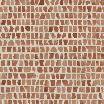 seamless red brick terrazzo