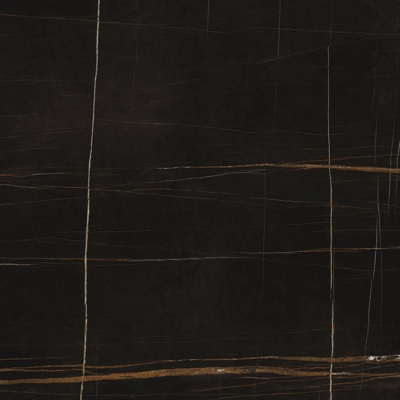 Lauren Black Gold Marble Rock Slab