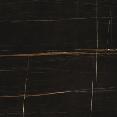 Lauren Black Gold Marble Rock Slab