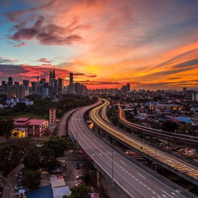 City Sunset Beauty