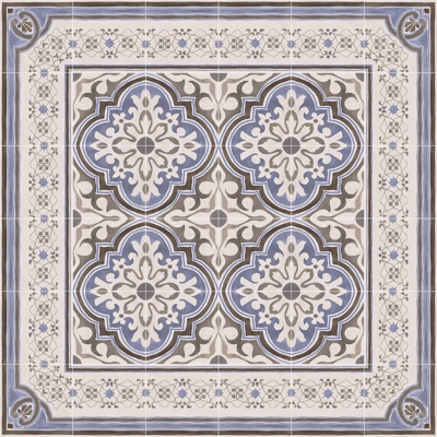 Seamless European style retro cement concrete stone geometric mosaic pattern ceramic tile tile floor tile wall tile