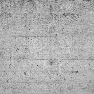 Seamless concrete cement building wall