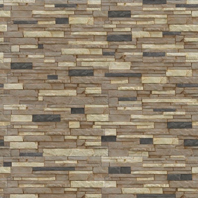 Seamless outdoor architectural culture stone rock stone mosaic wall brick wall ground