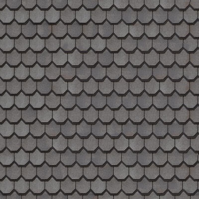 Seamless villa building roof asphalt tiles