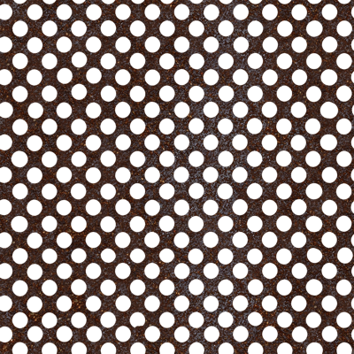 Seamless buckle-free rusty old hollow punching plate perforated metal plate aluminum plate