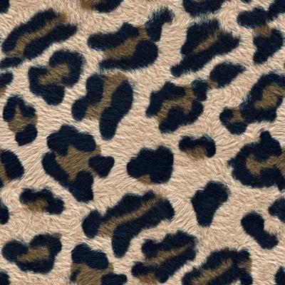 Seamless leopard animal fur fur leather textured faux fur