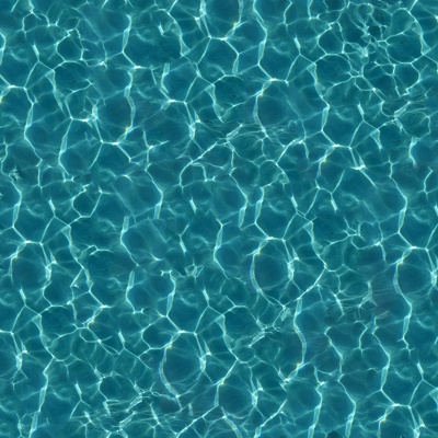 Seamless blue swimming pool water ripple surface pool texture