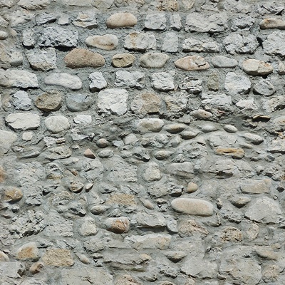 Seamless old damaged outdoor building rock stone wall brick wall