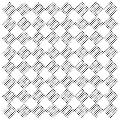 Perforated aluminum gusset