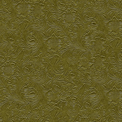 Seamless green embossed print embossed leather