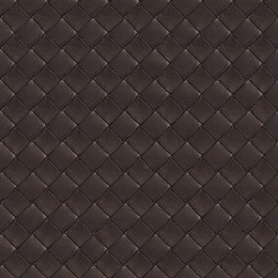 Seamless black-brown woven leather