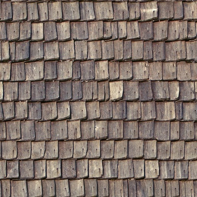 Seamless old villa building roof anti-corrosion wood tiles