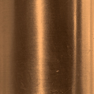 Brown brushed stainless steel polished metal plate