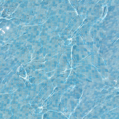 Seamless blue swimming pool water ripple surface pool texture