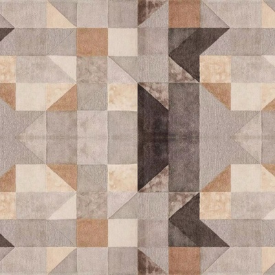 Geometric texture carpet