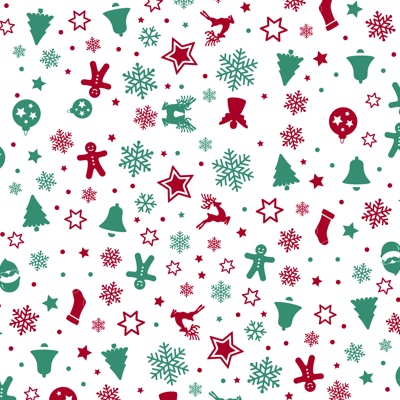 Seamless Christmas Elk Snowflake Wallpaper Wallpaper