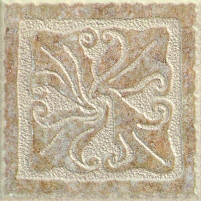 Antique brick flake embossed flake