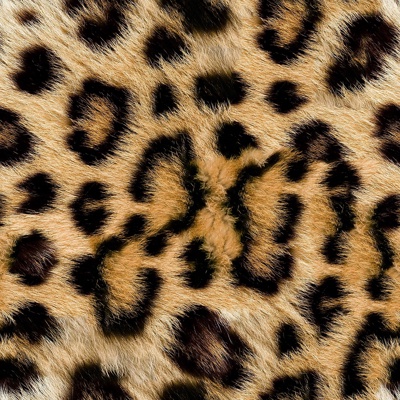 Seamless leopard animal fur fur leather textured faux fur