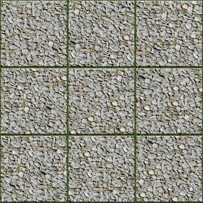 Seamless goose soft stone gravel gravel floor tile sidewalk road ground square paving