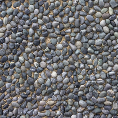 Seamless cobblestone floor wall