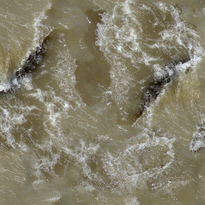 Seamless yellow water ripple surface pool wave wave texture