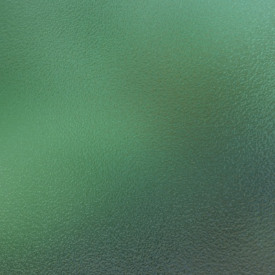 green frosted glass