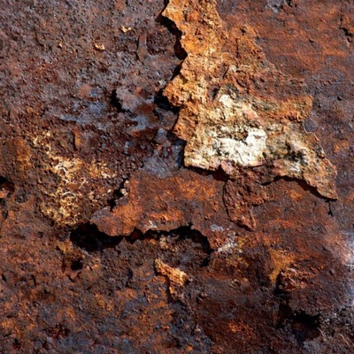 rusted iron plate