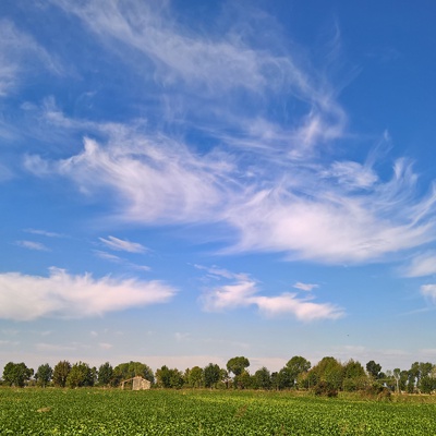 Cloudy sky landscape landscape