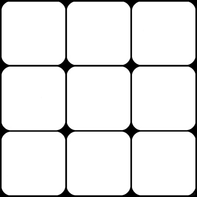 Seamless black and white tiles