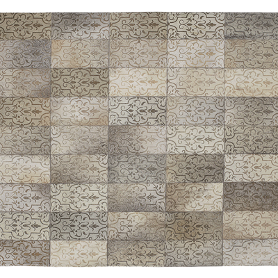 Buckle-free animal fur fur cowhide carpet