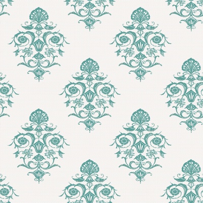 Seamless Blue European French Classical Pattern Wallpaper Wall Cloth Wall Cloth