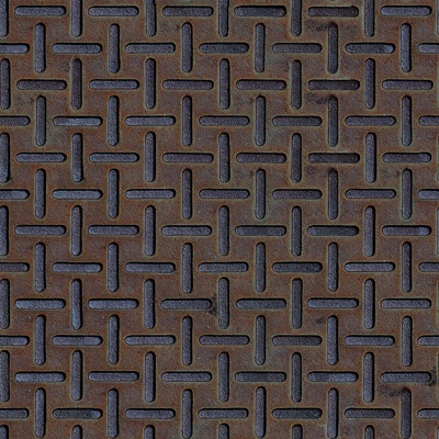 Seamless wrought iron sheet steel texture