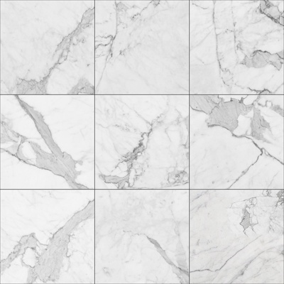 Seamless Modern White Marble Stone Geometric Splicing Parquet Pattern Tile Floor Tile Wall Tile