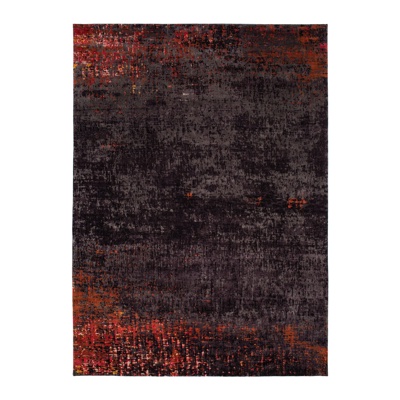 Red dark gray contrast carpet