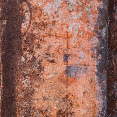 Rusty metal plate