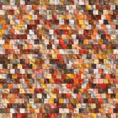 seamless color shell tile mosaic