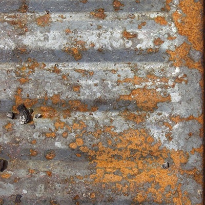 Rusty metal plate