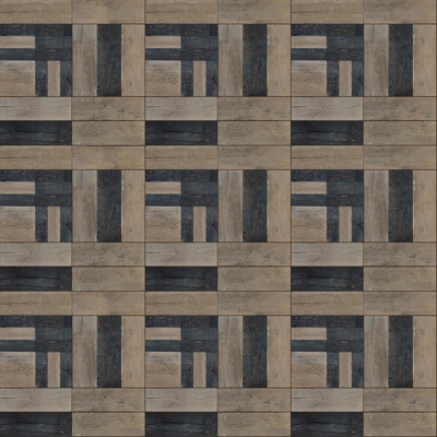 Seamless Geometric Square Parquet Pattern Textured Wood Floor